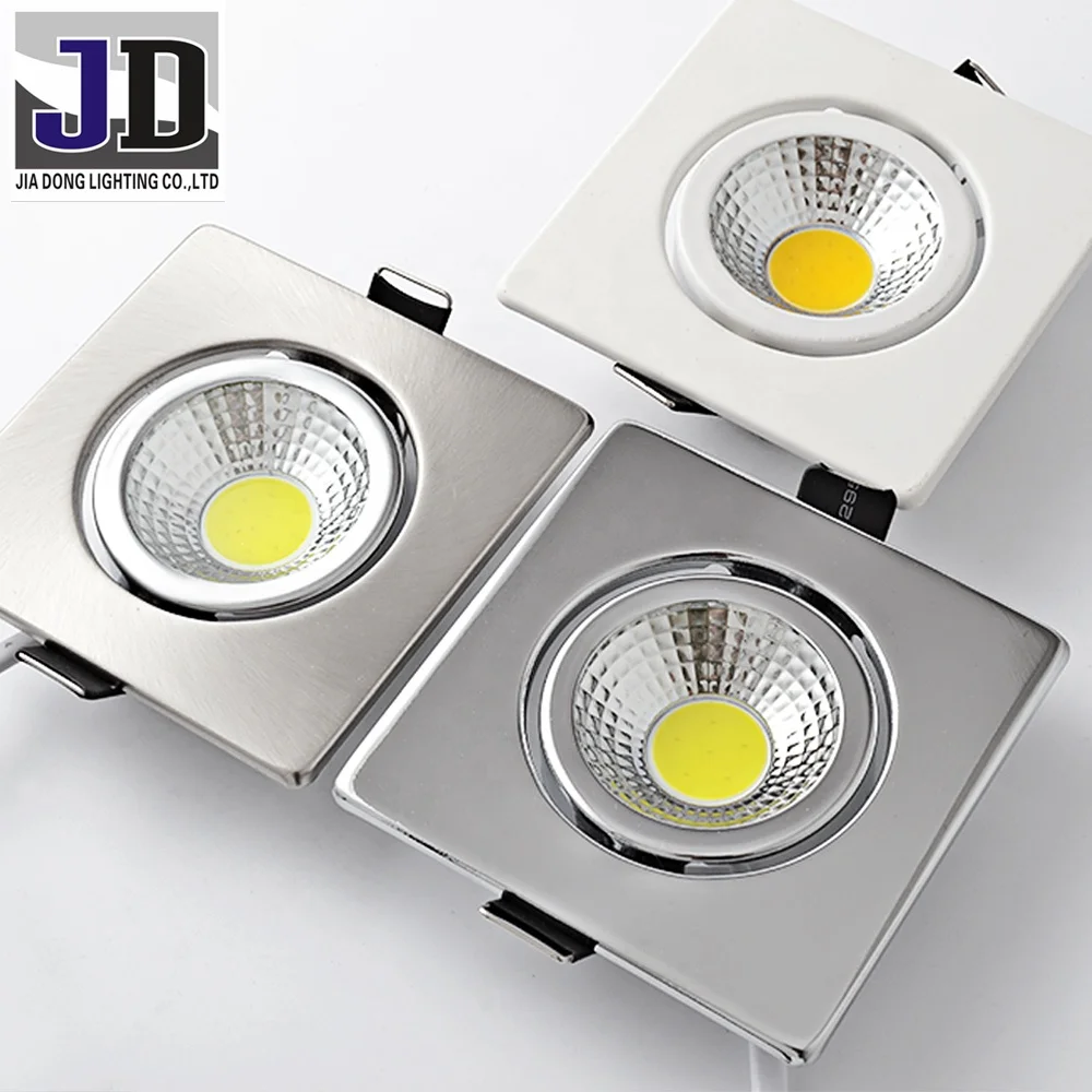 Professional Manufacturer 5w high lumen recessed  square led ceiling down light