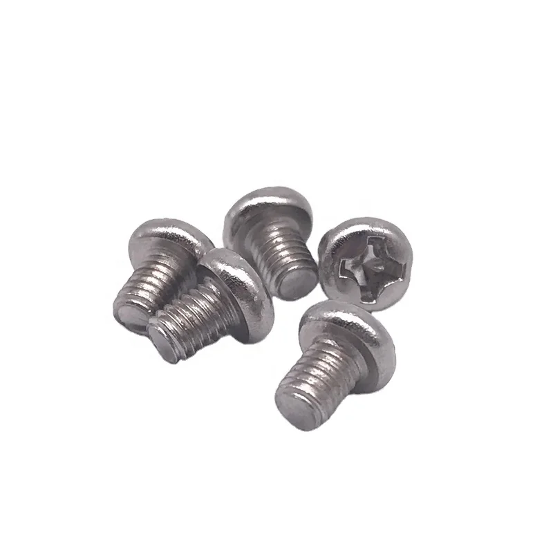 
Ni Plated Galvanized Carbon Steel Pan Phillips Machine screw macadamia nut cracker machine 
