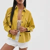 Spread collar button placket oversized fit original transitional jacket