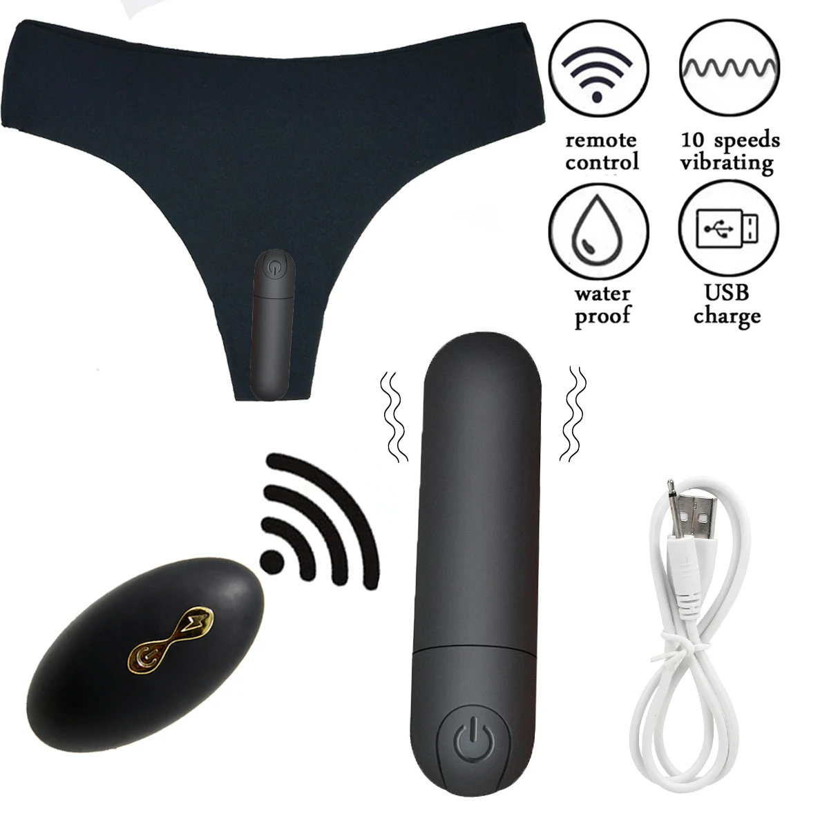 Hot sale Remote Control Rechargeable Bullet Vibrator Sex Toys For Women Out Door Underwear