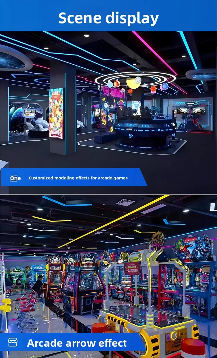 product custom led lighting fixtures for living room for arcade city ktv shopping mall industrial style internet cafe dance studio-6
