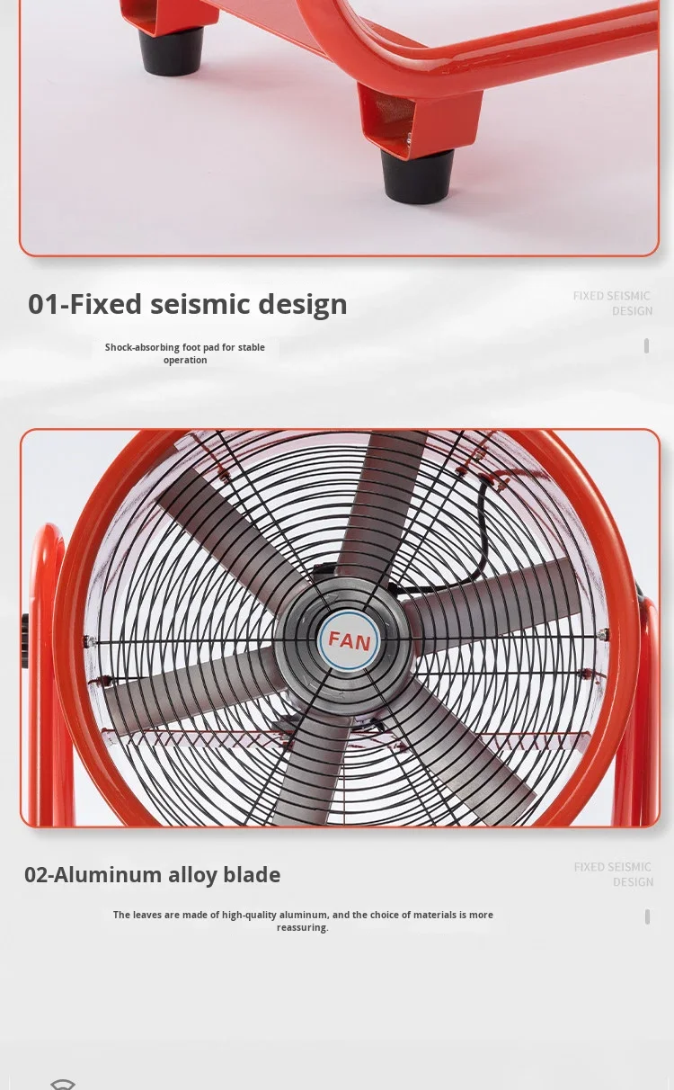 Industrial Drum Fan, Portable, Axial - detail 22