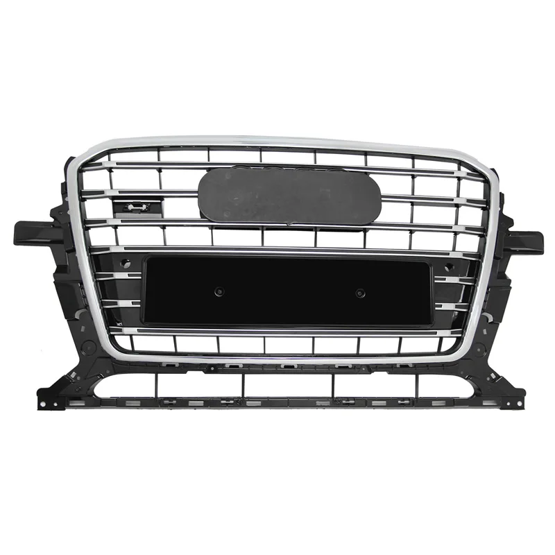 Black Abs Front Bumper Grille For 2013 2017 Aodi Q5 Sq5 Style Buy Black Abs Front Bumper 4336