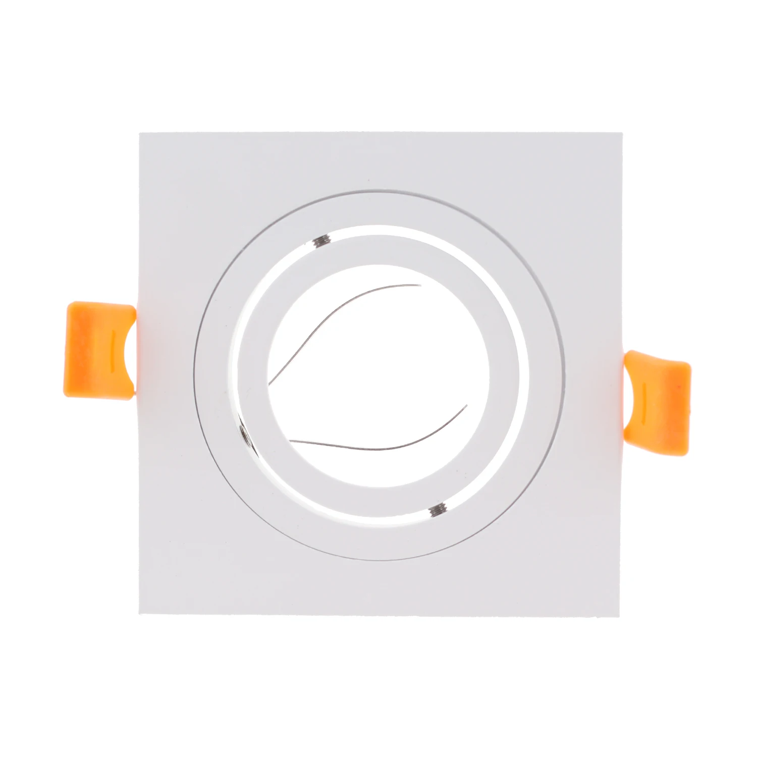Recessed Spot Light Frame Adjustable Led Downlight Casing Square Led Spotlight Frame Fixtures