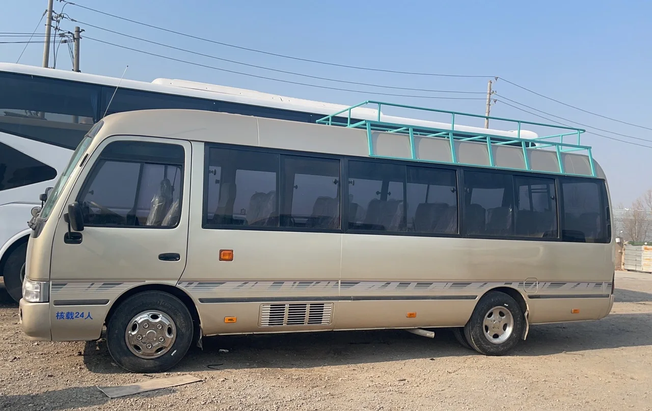 Used Toyota Coaster Bus For Sale Refurbished 23+6 Seats Capacity Buy