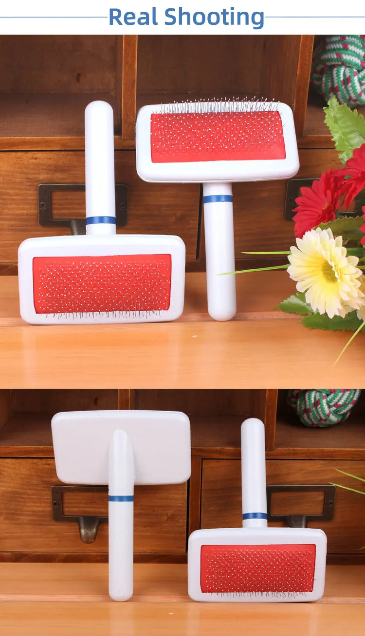 Newest cat grooming trimmer cat rubber curry wide tooth brushes best comb dog dematting tool for poodles