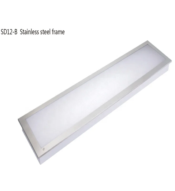 backlit 4200lm 1x4 pharmaceutical bottom opening ip65 led ceiling light panel daylight