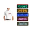 USB Recharge Customized Scrolling Led Name Badge Display