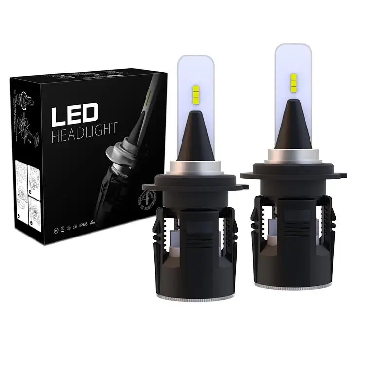 accessories led lamps h1 h4 to bulb conversion adapter headlight lamp projector ampoule 55w 5000k 15w