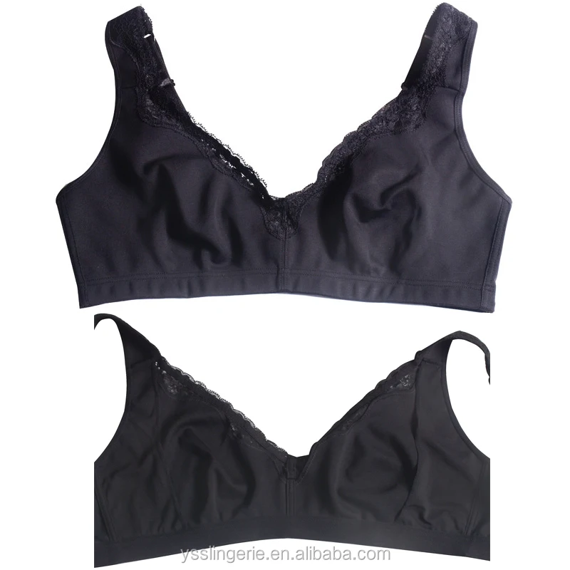 Customized Labels Lace Sports Bra For Big Women Lingerie All Cotton