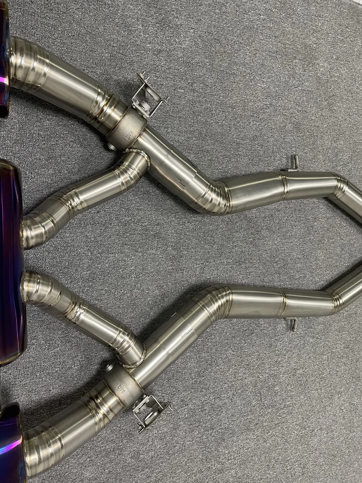 G80 M3 G82 M4 Muffler Titanium Exhaust Pipe Muffler For New Oem Odm Bmw