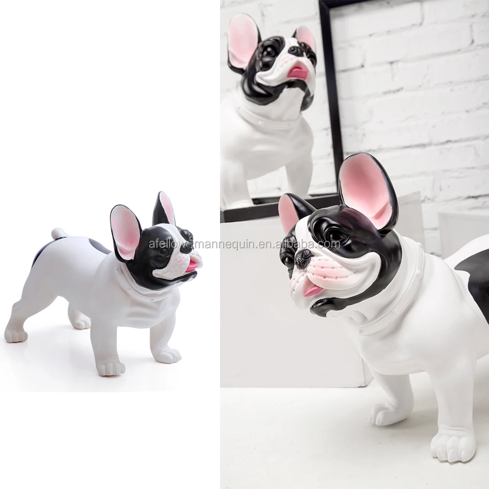 Professional Fabric Dog Mannequin Like A French Bull Dog Black