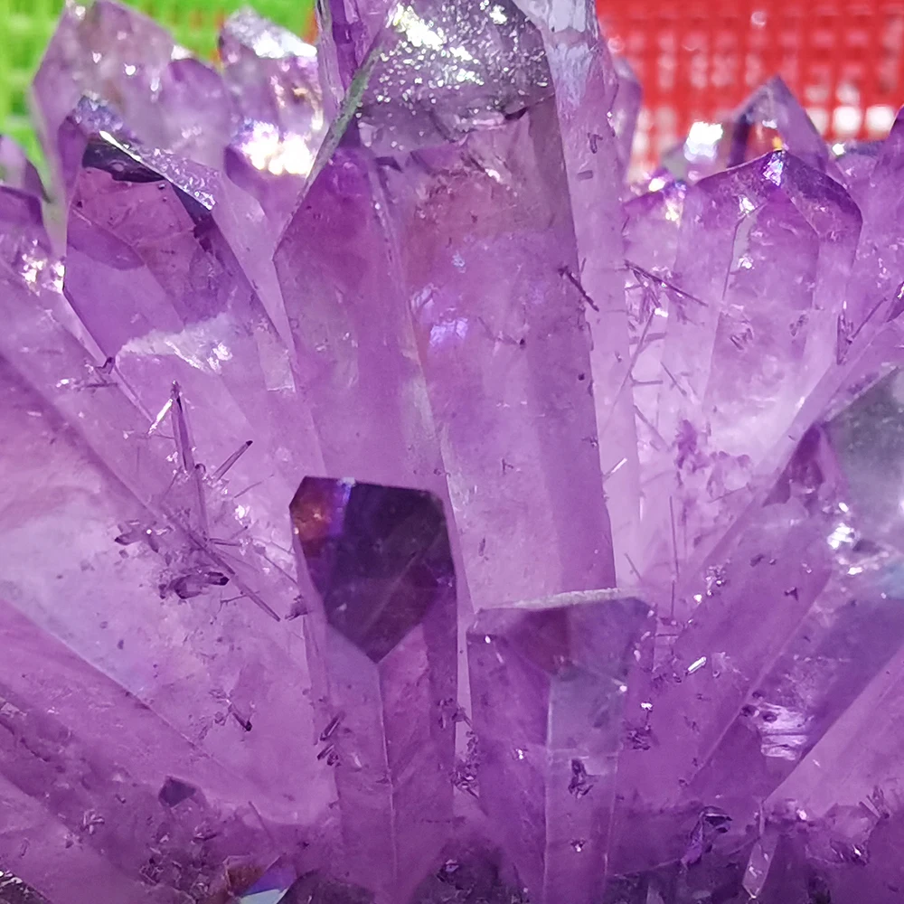 Wholesale Healing Crystals Small Raw Crystal Amethyst White & Green