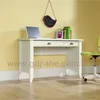 2016 white MDF used computer desk with drawer,MDF study table and chair set,white partner desk