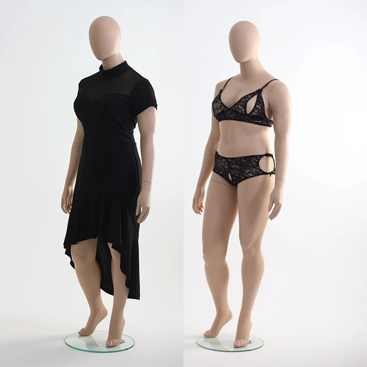 Oem Odm Full Body Woman Mannequin Plus Size Fat Female Mannequin For