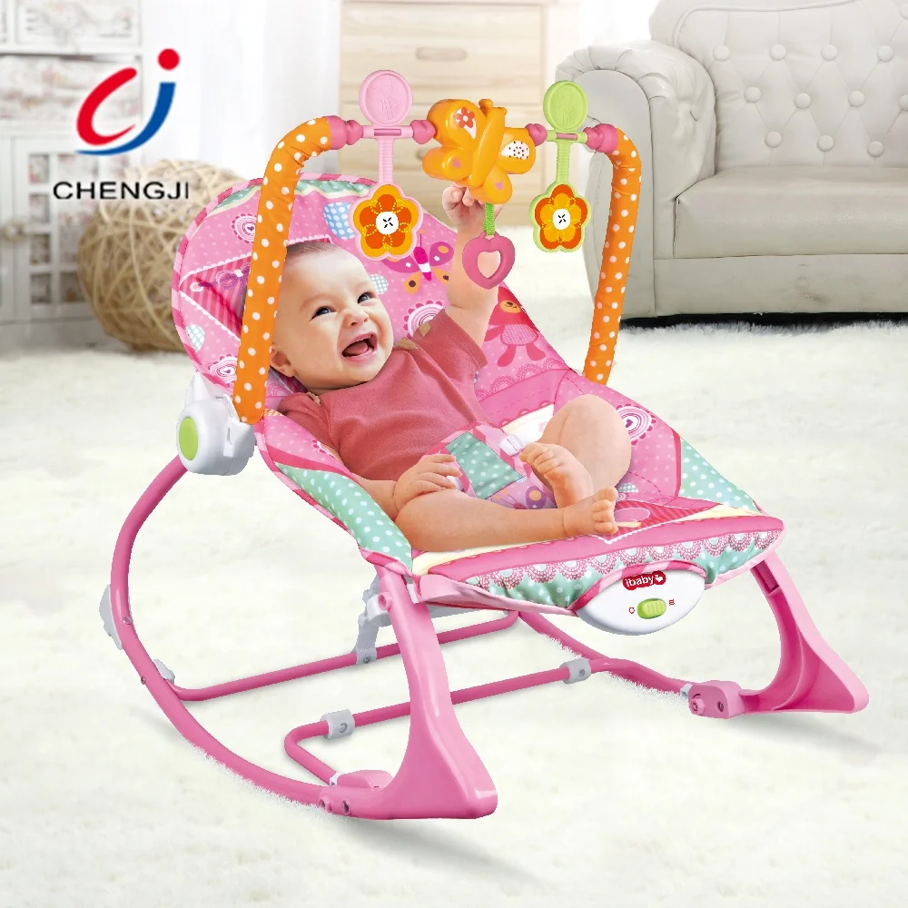 Safety Electric Rocking Chair Baby Bouncer Vibrating With Music