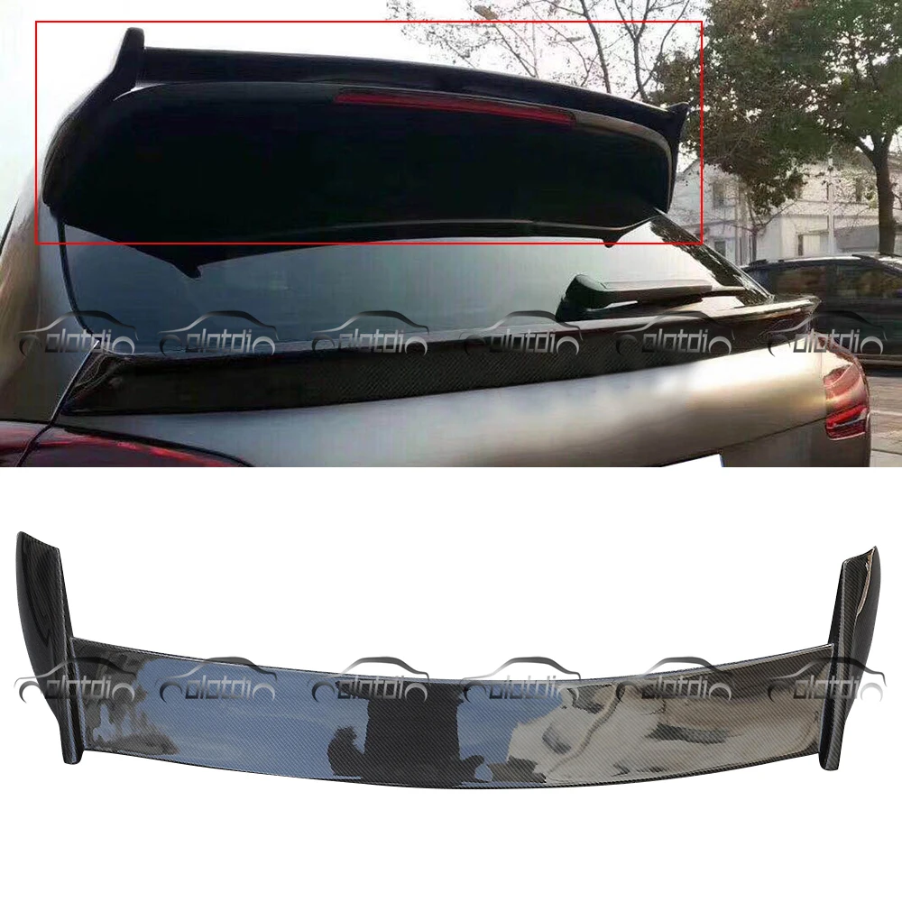 Rear Trunk Car Spoiler Carbon Fiber Lip Spoiler For Porsche Cayenne