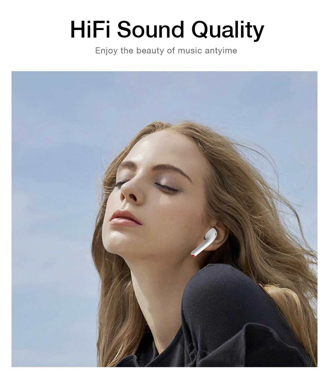 H20T Tws Bluetooth 5.0 Earphone for Iphone Xiaomi redmi honor H20T Noise Cancelling Earphone for Running Gym Sports Headset