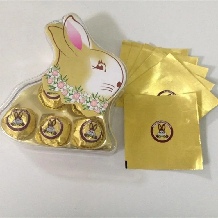 12 mm aluminium foil for bunny chocolate wrap