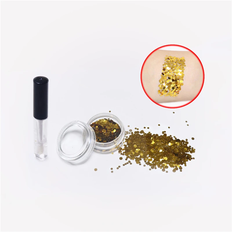 
Cosmetic Grade Body Art Holographic Chunky Glitter for Face Eyes and Hair Makeup Glitter 