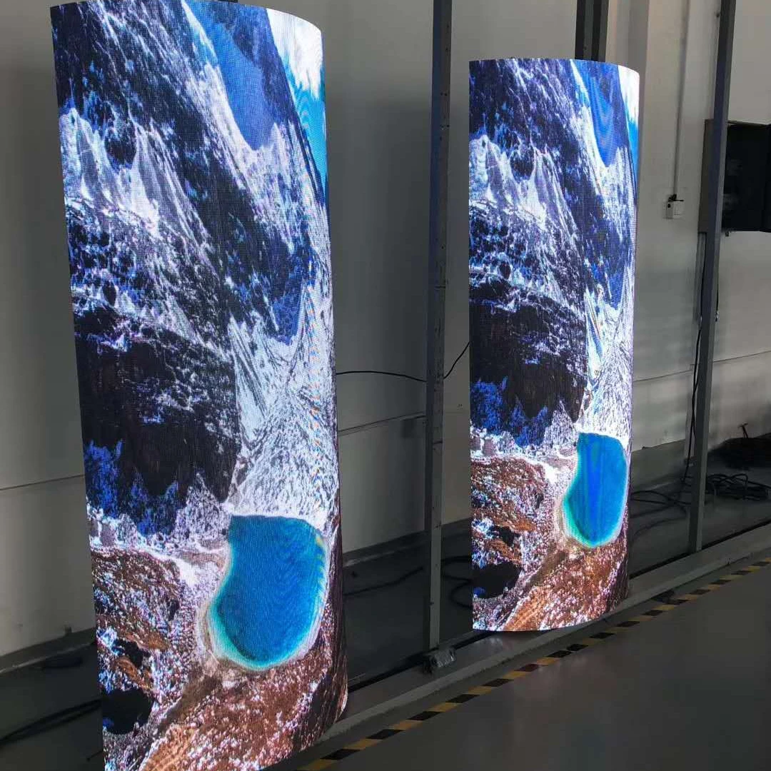 Curved Full Color P2.5 Soft Module Led Screen Panel Flexible Led
