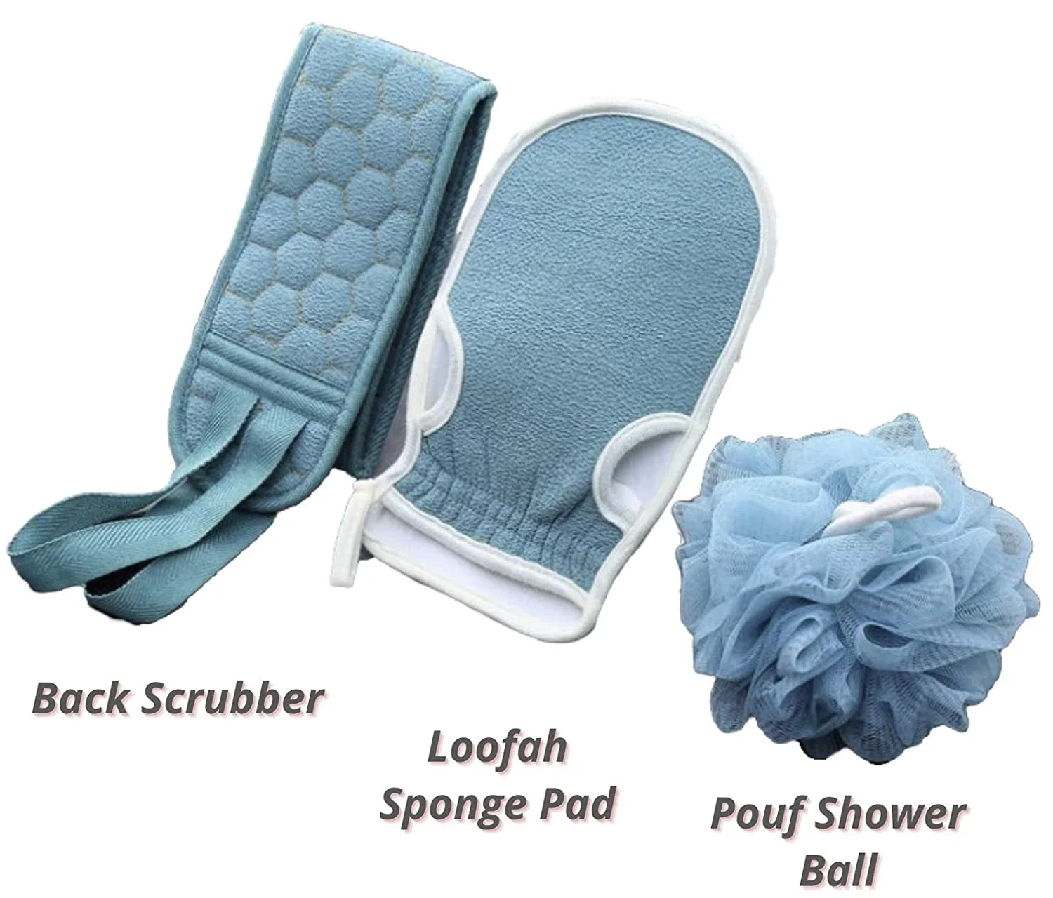 Exfoliating Back Scrubber Body Deep Clean Shower Bath Exfoliating Glove