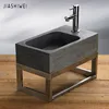 Hot Sale Cheap Vanity Set Stone Basin Cabinet Stainless Steel Bathroom Racks