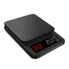 2019 Amazon Hot seller LED Coffee Timer scales 3kg/0.1g 5kg/0.1g 10kg/1g digital kitchen scale