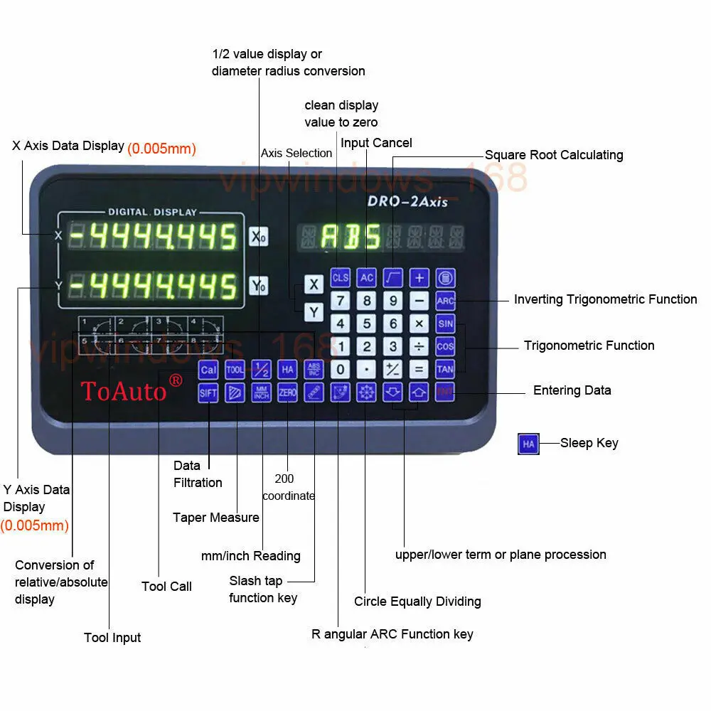 2axis DRO details
