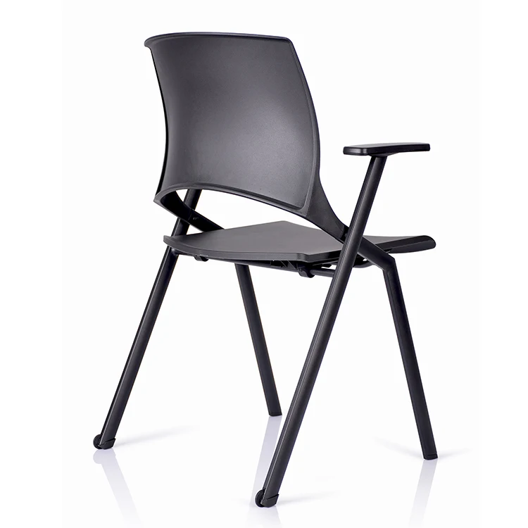 Hot sale in market Foldable black metal folding chairs