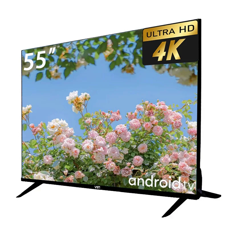 Smart TV 50 Inch 4K HDTV LED Android TV with WiFi for Hotel Use