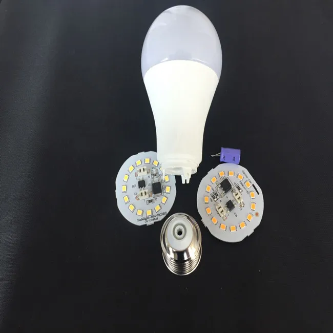 Cheap LED Light Bulb Parts Plastic Spare part SKD CKD LED Bulb Raw Material led buld skd
