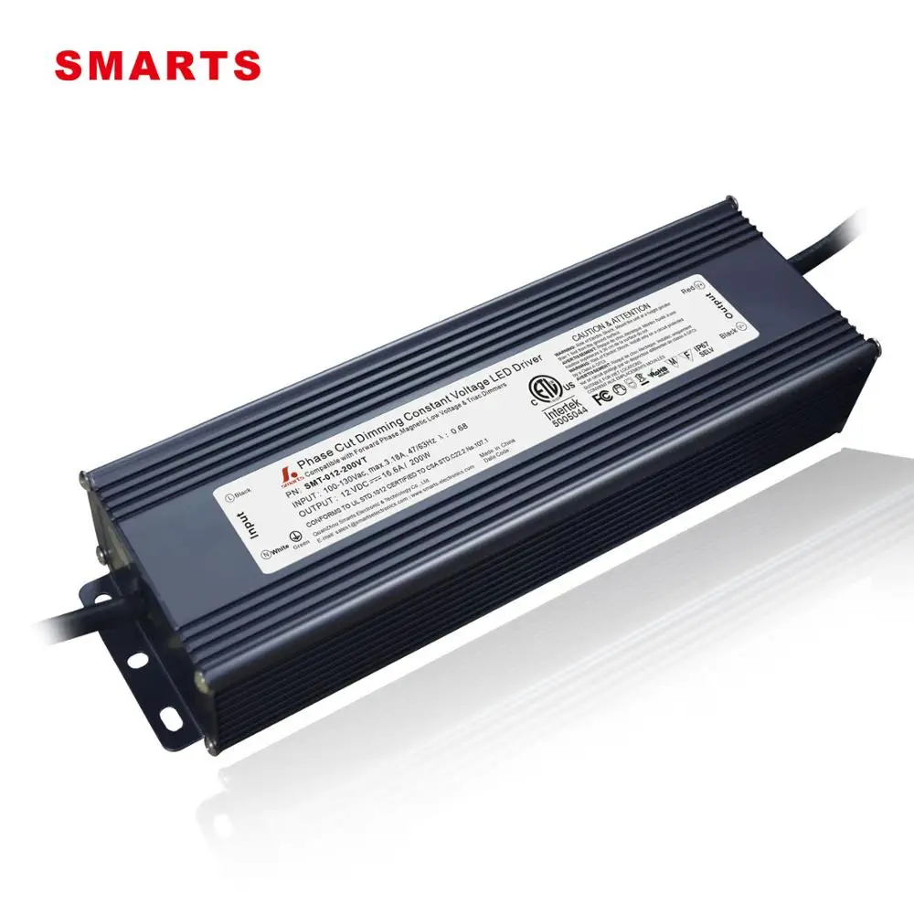 Fit for trailing dimmers & leading dimmers 24W 48W 60W 80W 100W 200W triac dimmable led driver