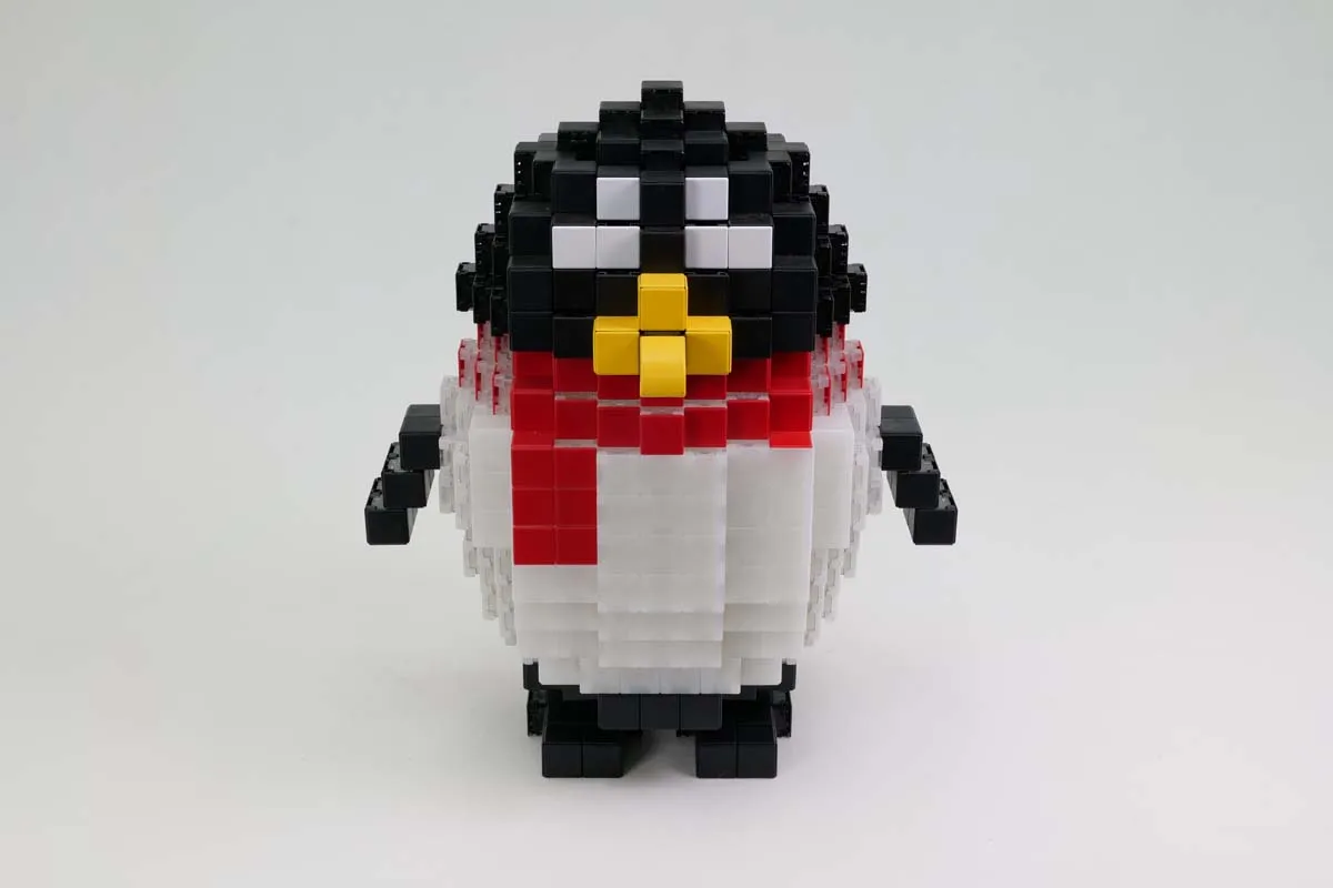 教育玩具形状颜色企鹅积木室内播放模块化 diy 定制装饰