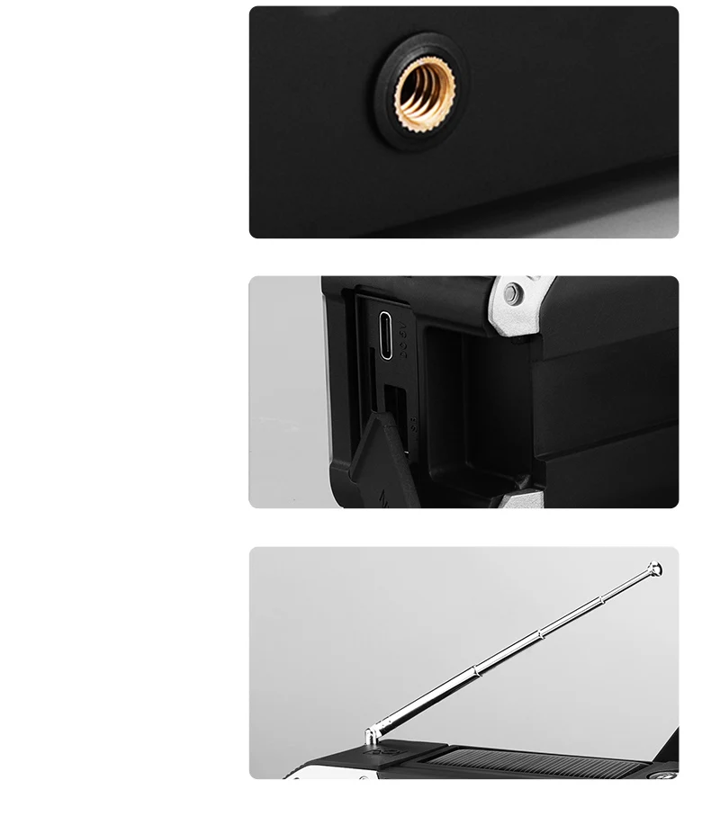 Solar Speaker Bluetooth Speaker 5000mA Capacity Radio Speaker - ANKUX.COM