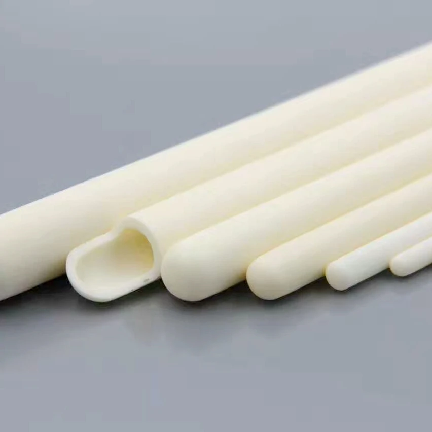 High Temperature 95 99 99.7 Alumina Ceramic Tube For Thermocouple
