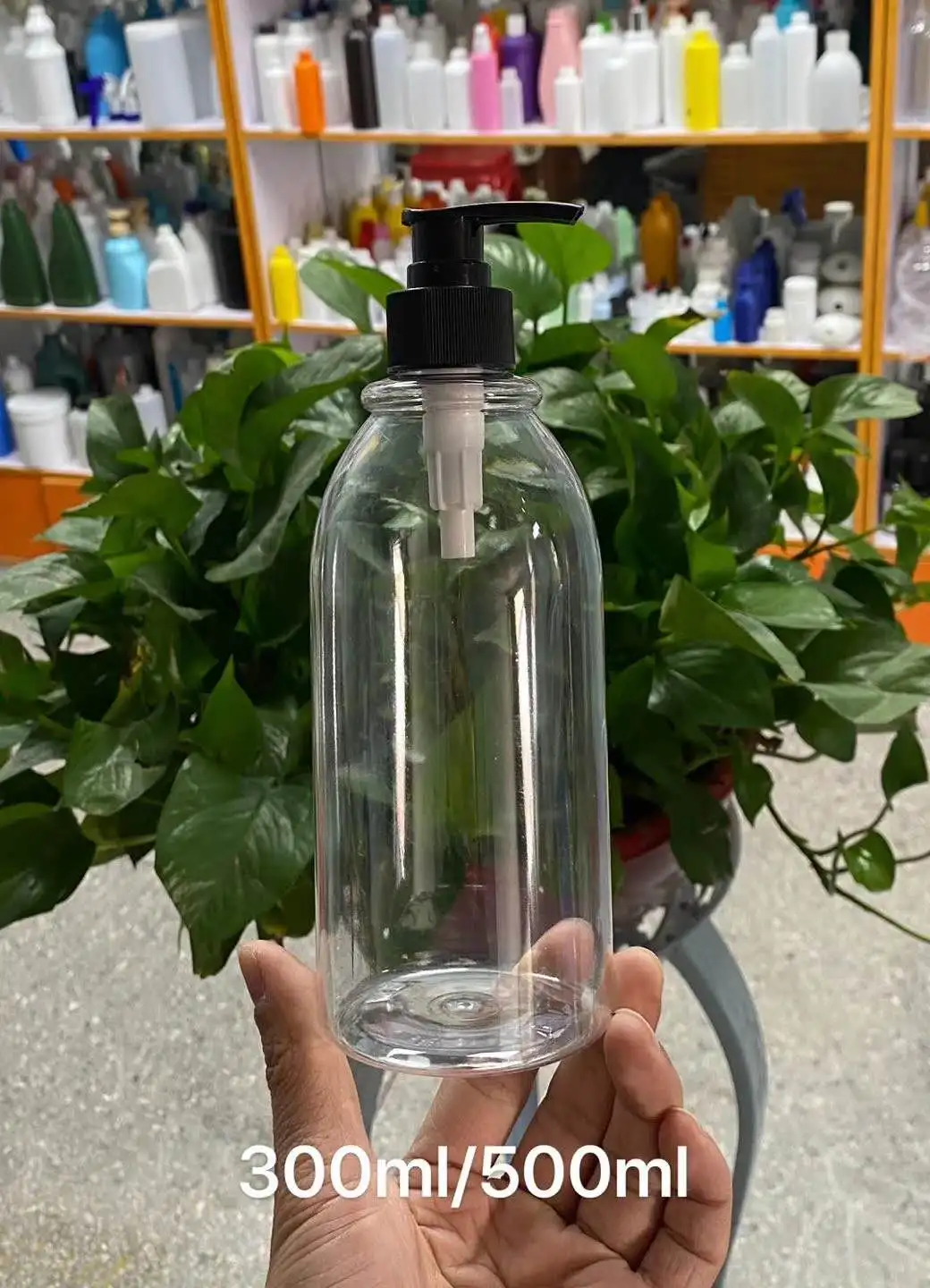 Empty 250ml 300ml 500ml Plastic Hand Sanitizer Dispenser Bottle With