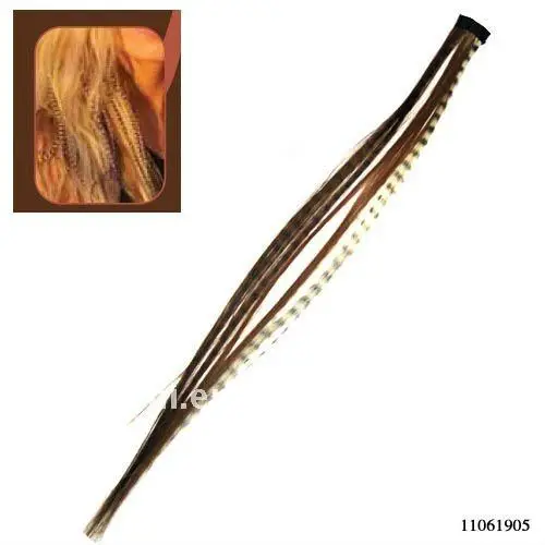 Synthetic Grizzly Feather Extension In Different Colors Buy Grizzly