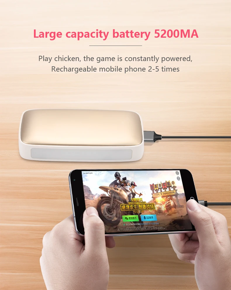 Custom Customized Logo Portable Charger Power Bank Hot Hand Warmer - ANKUX.COM