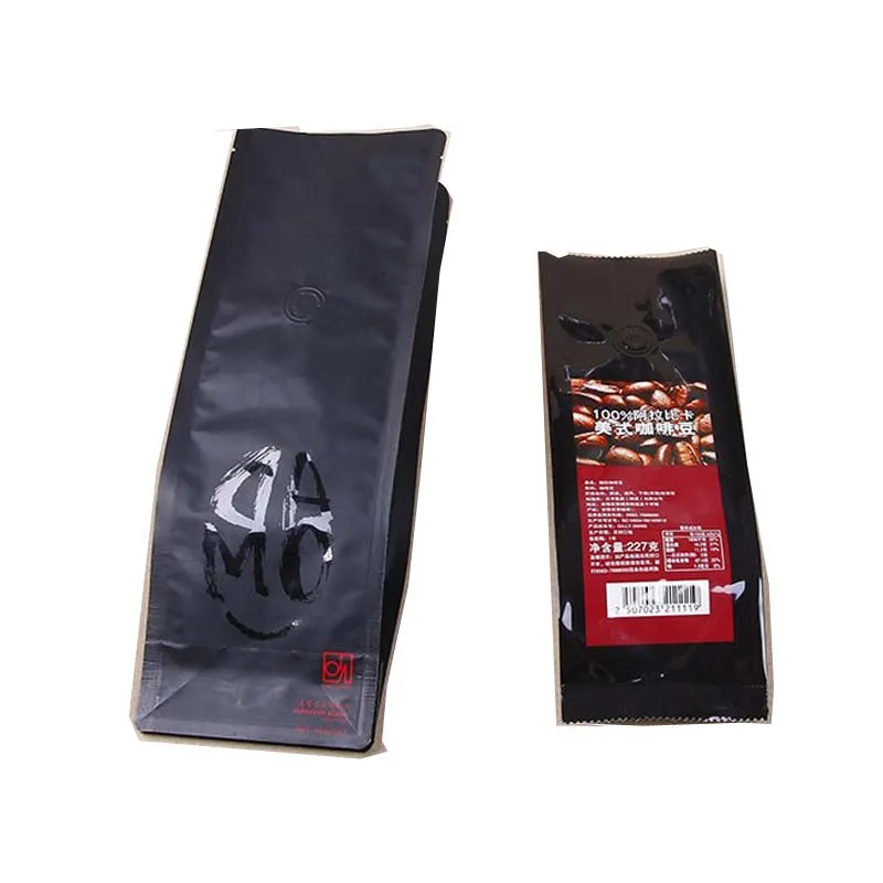 Custom printed coffee packing bag with ziplock