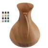2019 hot selling newly seven changing colors portable car fragrance aroma diffuser air car humidifier flow meter fogger