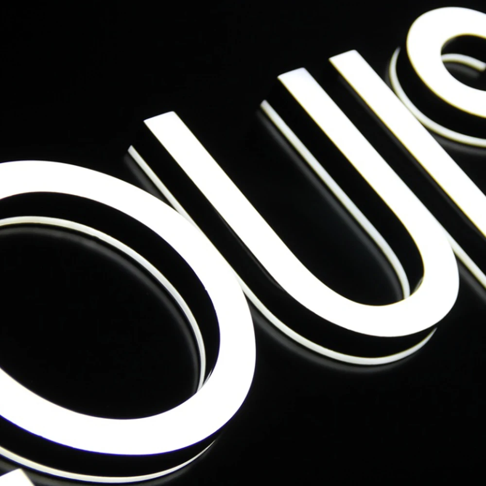 z-z group led 3d channel letter manufacture outdoor led logo signage rgb multi-color character solution