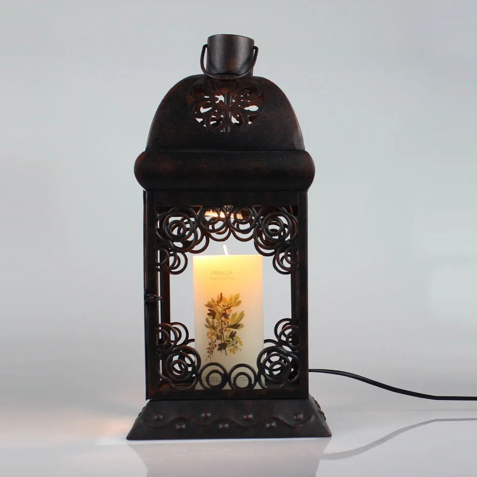 Metal Candle Warmer Lamp Lantern 