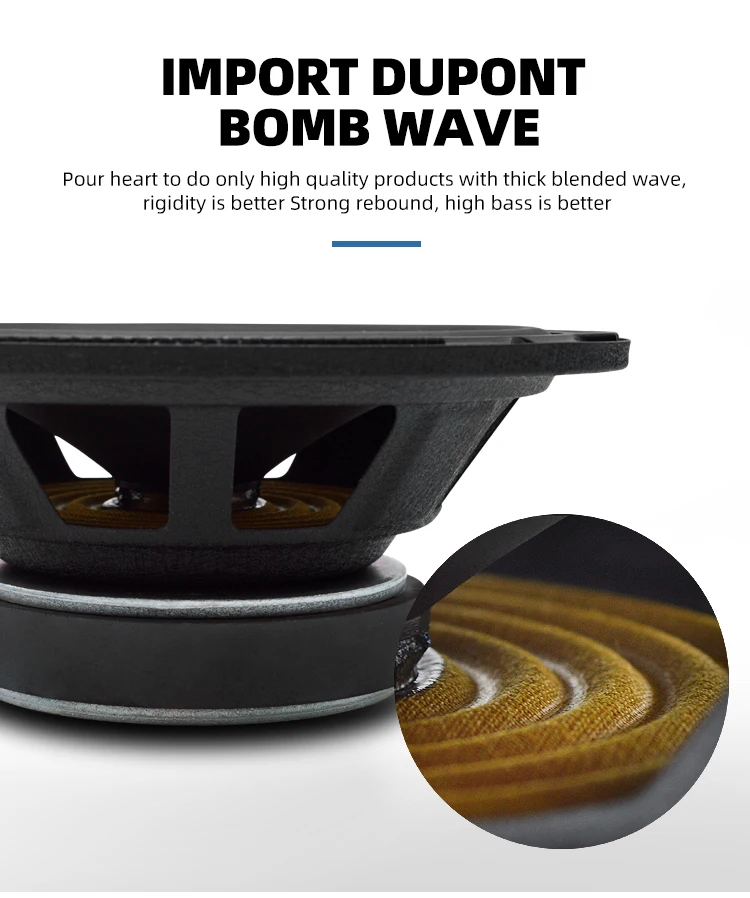 Suoer Hot Sale Woofer Subwoofer Speaker Components Car Audio Woofer Car