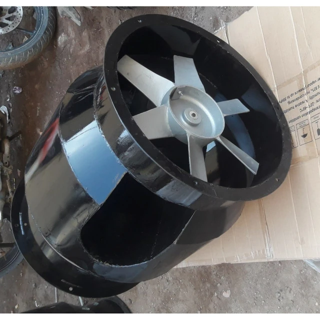 Axial Flow Fan, Aluminium, 220 to 420 V, Electric - detail 2