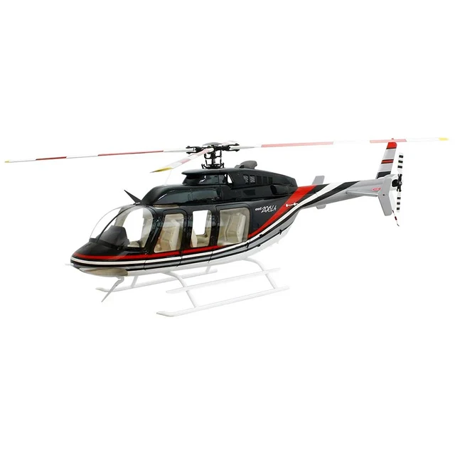 Radio Control Helicopter Fuselage 700 Size Bell407 Black/red/white Toys