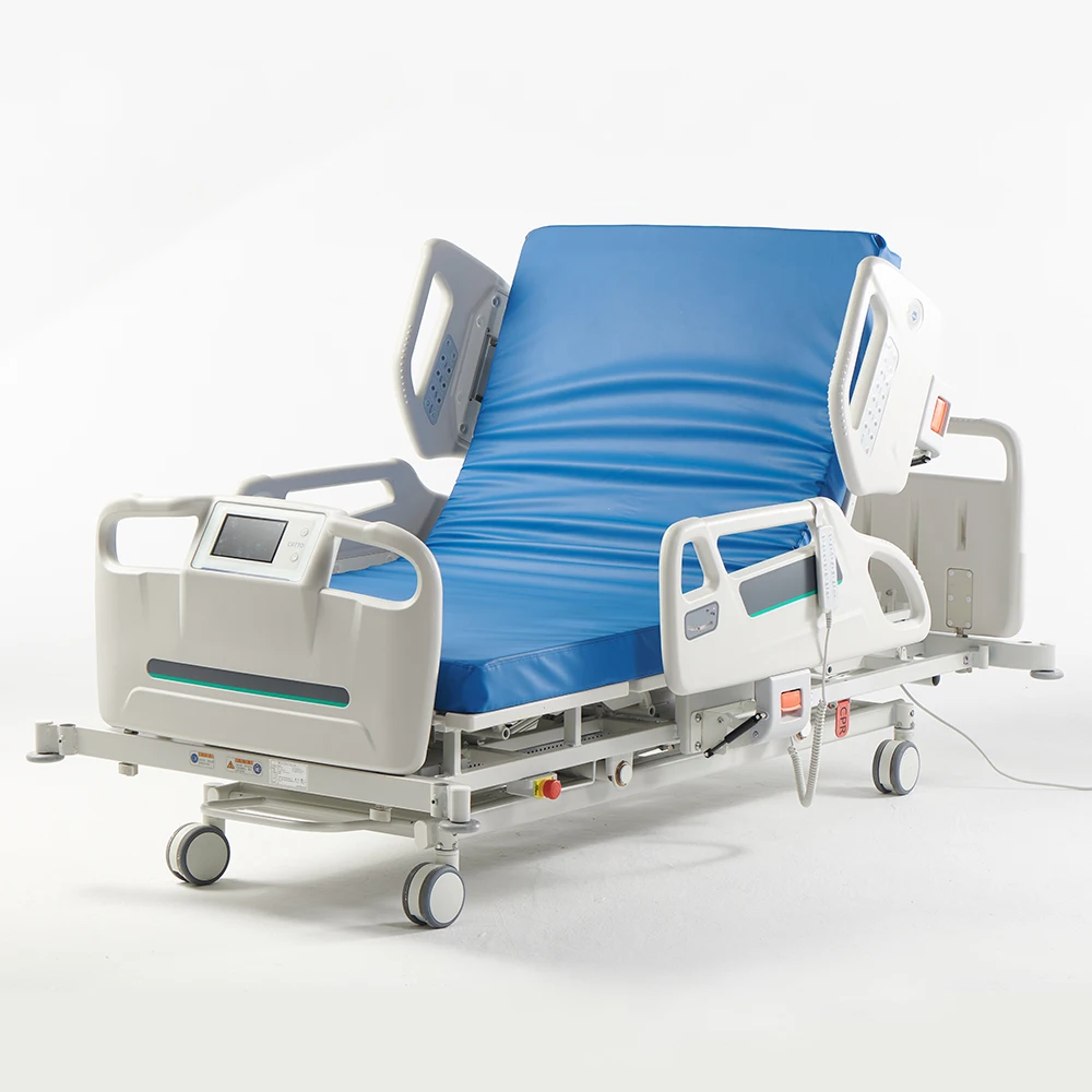 Seven-function electric hospital bed wholesale price ICU patient care medical bed central control system supplier