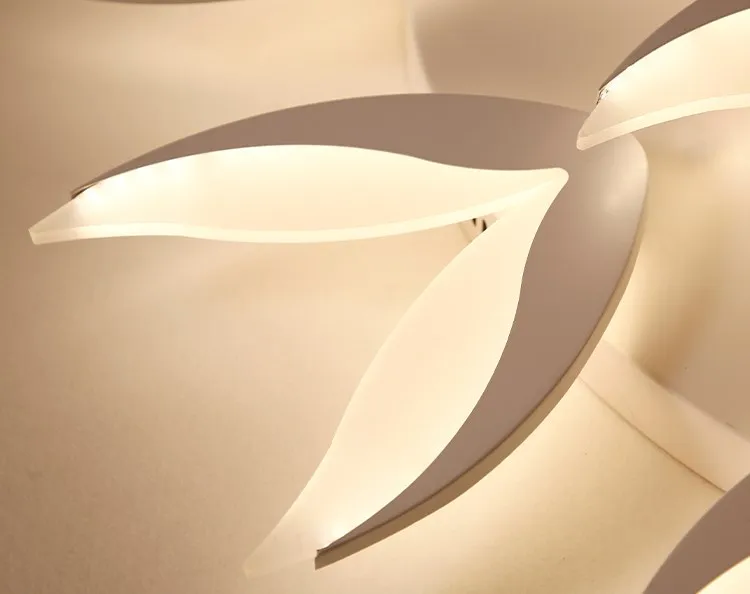 Creative shape indoor led ceiling light acrylic led ceiling mount light with remote control led lighting for living room