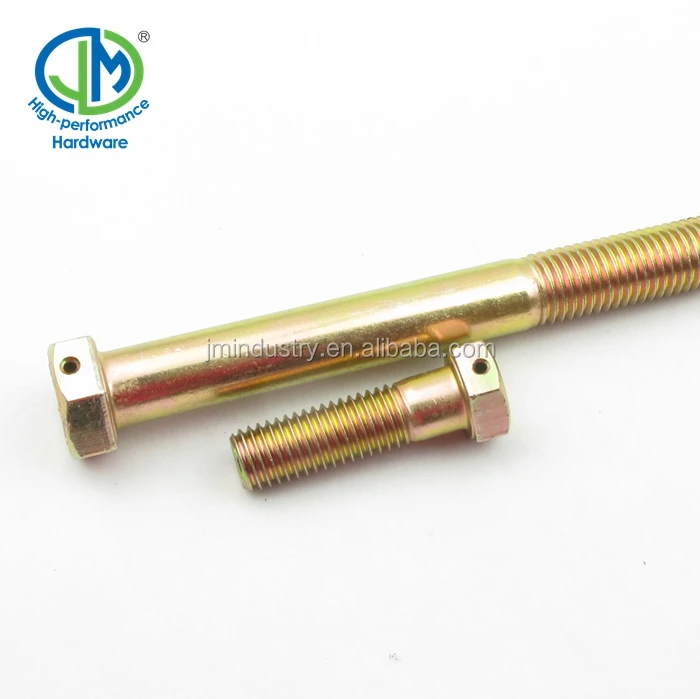 Special Hex Bolt With Split Pin Hole On Shank Oem Available Slotted Nut And Pin Set Buy Hex