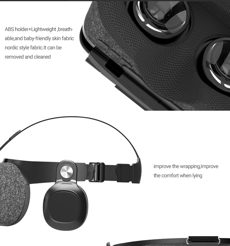 Factory price for New design BOBO VR Z5 box with wireless VR headsets hifi headphone